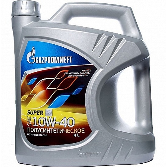 gazpromneft_super_10w_40_4_l_744704_1 Масло моторное Gazpromneft Super 10W-40, 4л 4650063110749